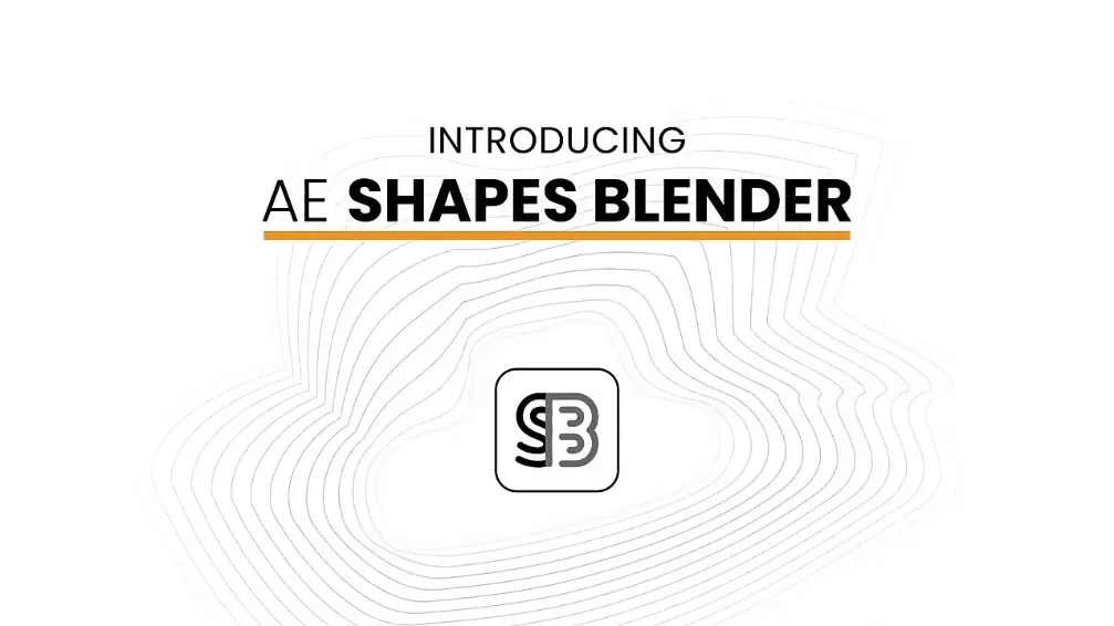 AE Shapes Blender(AE脚本-形状图形路径偏移混合动画制作工具) 1.0.1 WIN插图